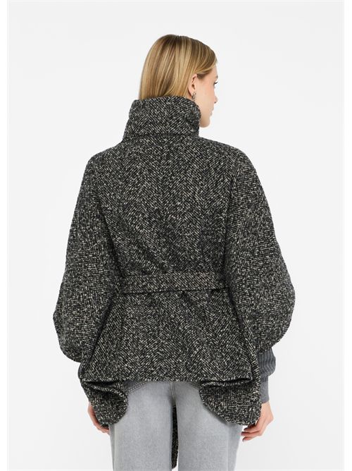 Poncho con cintura LIU JO | 2F5025T0300/00128
